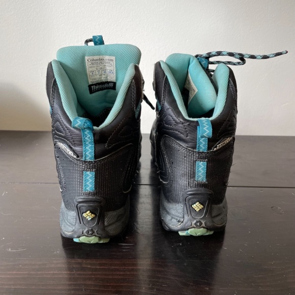 Columbia Winter Trek Omni-Tech / Women’s Size 9 / Black clear blue boots / -32 c - Picture 7 of 12